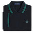 Fred Perry G3600 756 Black Polo Shirt Womens XS